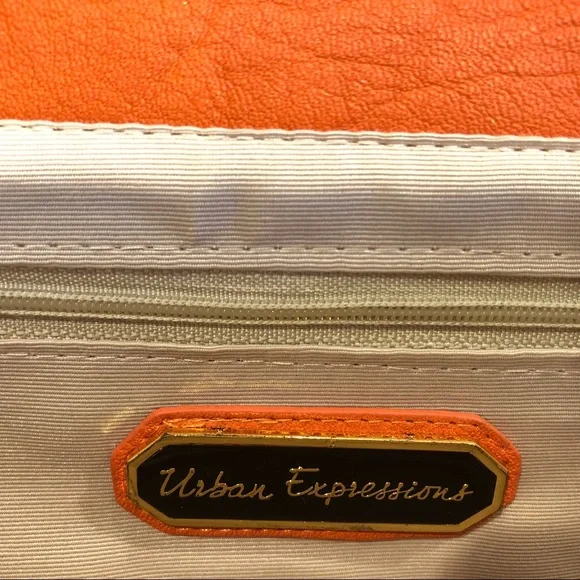 Urban Expression Vegan Leather Woven Clutch - Picture 3 of 8